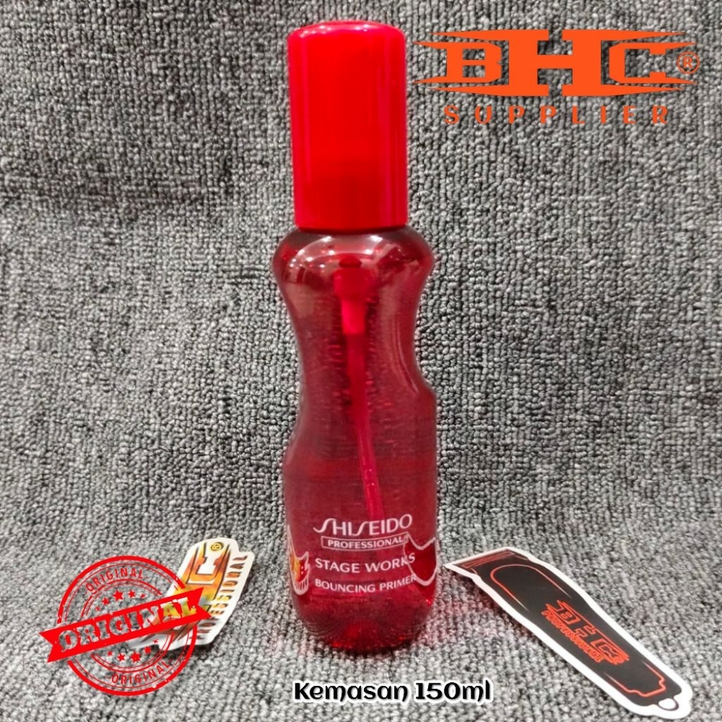 Bouncing primer 150m DESKRIPSIShiseido Professional stage works PRE HAIR STYLING BOUNCING PRIMER 150ml. Bouncing primer Memperbaiki Rambut Dari Dalam dan Luar Serta Menciptakan Efek Volume Pada Rambut Dengan Kesan Lembut — foto 3