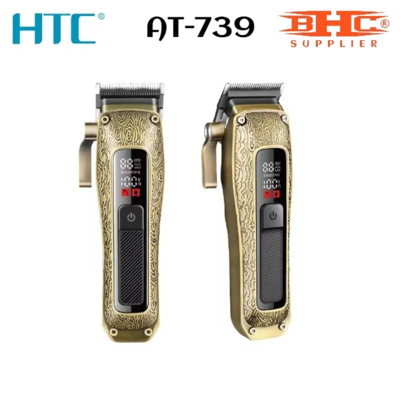 HTC AT 739 Hair Clipper Trimmer Shaver Mesin Cukur Rambut Original Kliper Klifer Cliper Clifer Mesin Cukur Rambut — foto 4