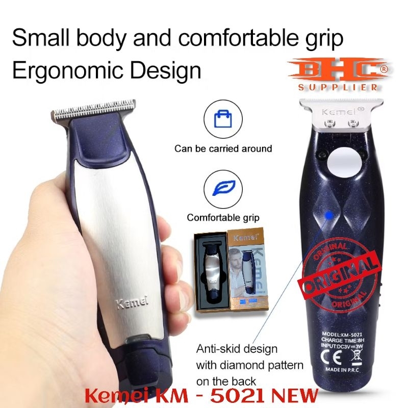 TRIMMER 5021 CORDLESS ORIGINAL MESIN CUKUR RAMBUT JENGGOT/KUMIS LINER BAYI BALITA DLL — foto 3