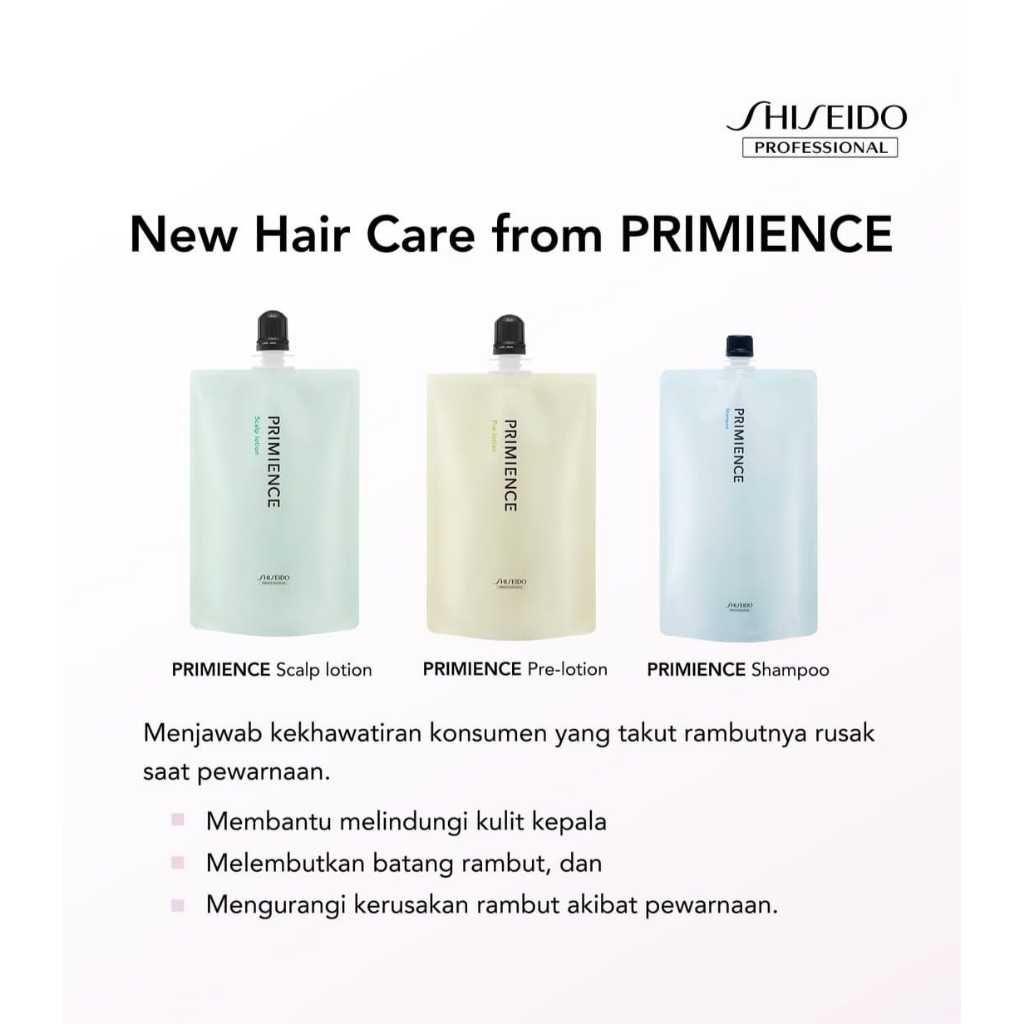 SHISEIDO SHAMPOO 1000ml NEW HAIR CARE FROM PRIMIENCE — foto 4