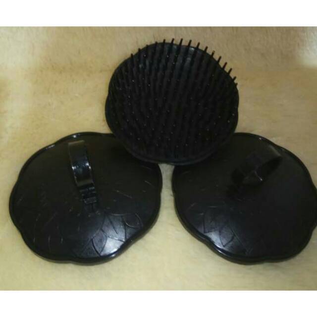 Sisir bulat sisir keramas sisir kutu sisir pijat sisir alat cukur rambut sisir tangan — foto 3
