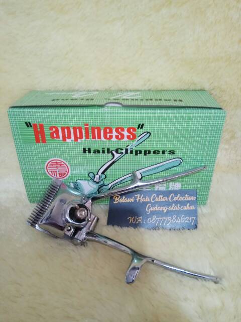 gunting rambut gunting kodok gunting clasic gunting jadul alat cukur rambut hairclipper happiness — foto 3