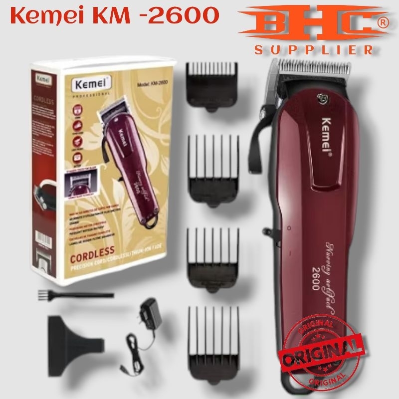 ORIGINAL HAIR CLIPPER MESIN PENCUKUR RAMBUT PORTABLE ELEKTRIK TANPA KABEL WIRELESS — foto 4