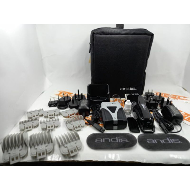 ANDIS CORDLESS COMBO / PAKET CLIPPER DAN SHAVER ANDIS ORIGINAL a2 — foto 2